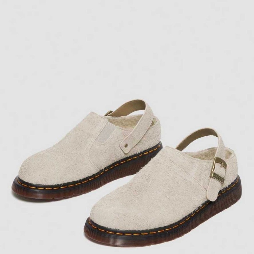 Dr. Martens Isham Shearling Lined Slingback Mules (UK8/Women's 10) NEW $150